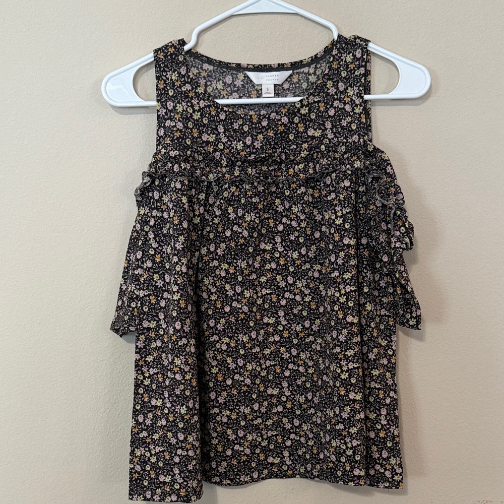 LC Lauren Conrad Multicolor Floral Top